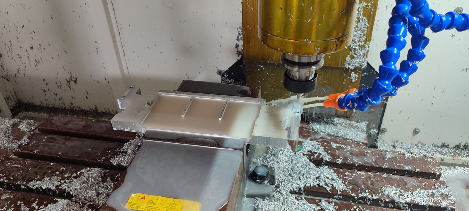 Opération d'usinage CNC